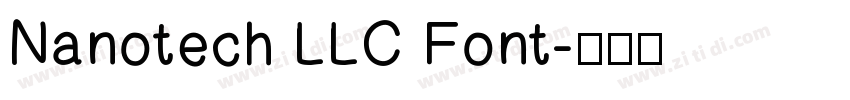 Nanotech LLC Font字体转换